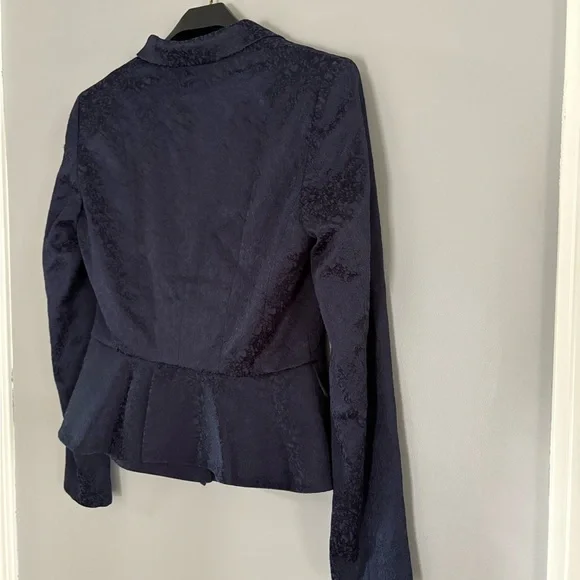 Tahari Blue Blazer Tailored Suit Jacket size 10 - Picture 7 of 12